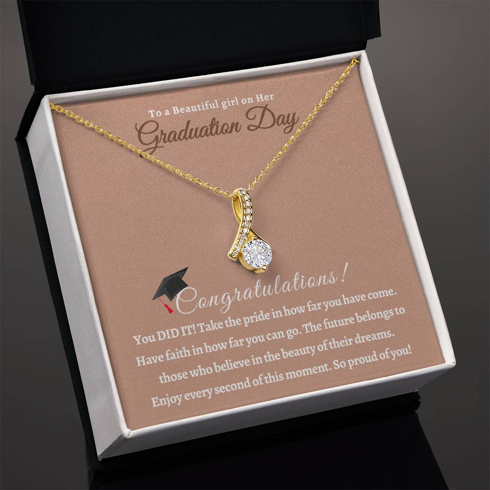 Graduation Necklace for Her | Graduation Gift | Alluring Beauty Necklace