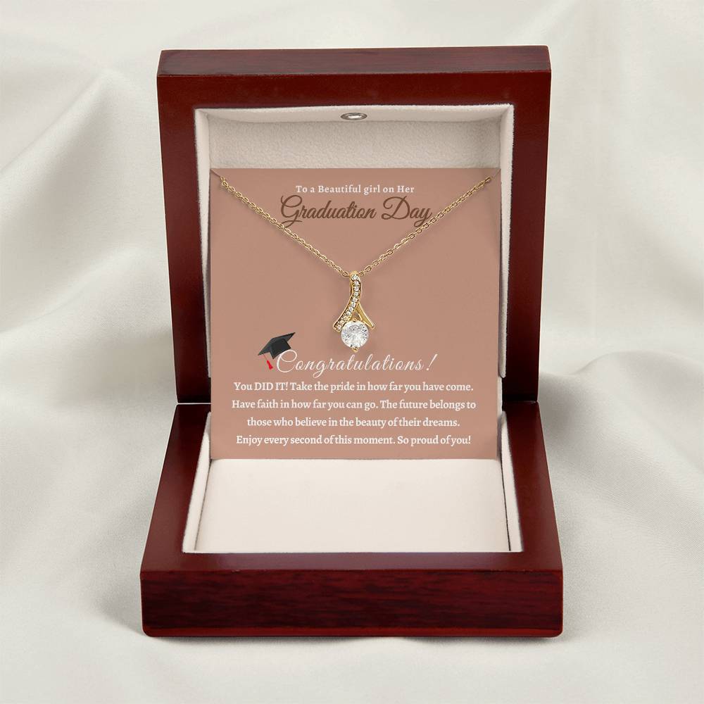 Graduation Necklace for Her | Graduation Gift | Alluring Beauty Necklace