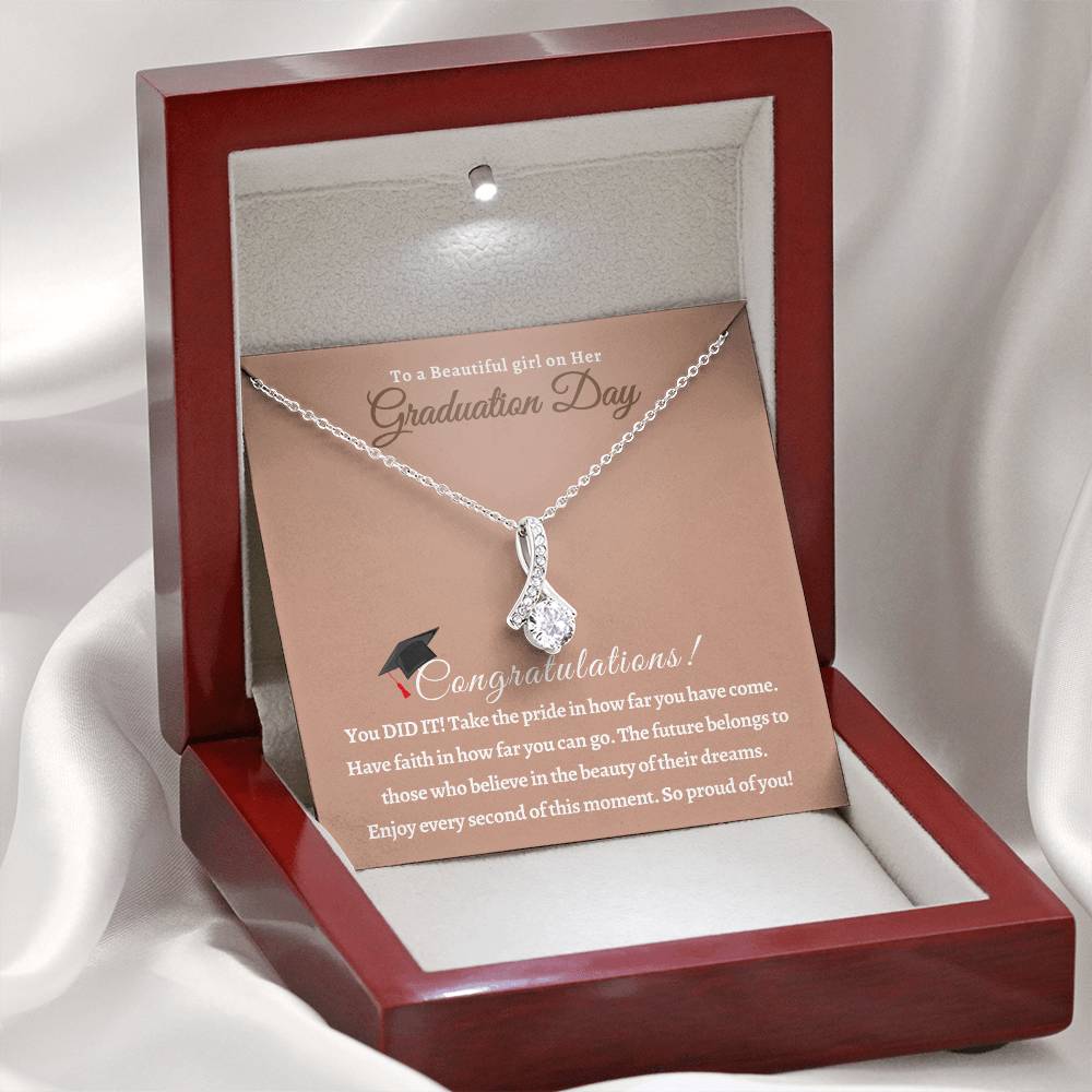 Graduation Necklace for Her | Graduation Gift | Alluring Beauty Necklace