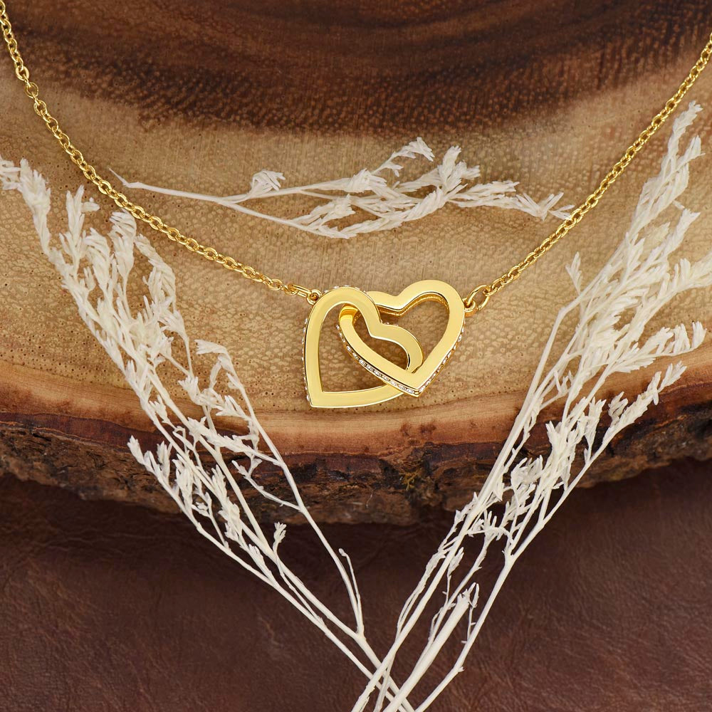 Granddaughter Necklace | From Grandpa | Interlocking Hearts Necklace