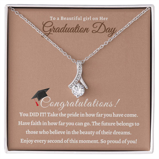 Graduation Necklace for Her | Graduation Gift | Alluring Beauty Necklace