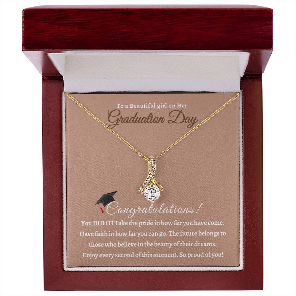 Graduation Necklace for Her | Graduation Gift | Alluring Beauty Necklace