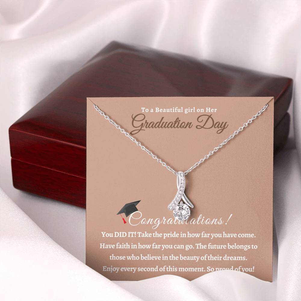 Graduation Necklace for Her | Graduation Gift | Alluring Beauty Necklace