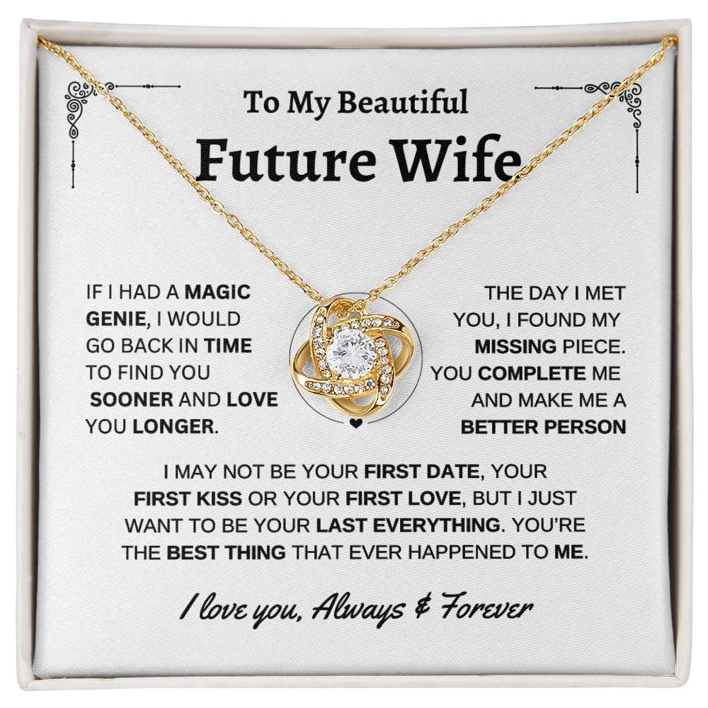 Future Wife Necklace | Love Knot Necklace | Mothers Day Gift