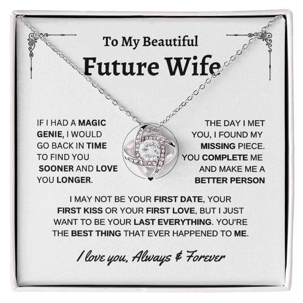 Future Wife Necklace | Love Knot Necklace | Mothers Day Gift