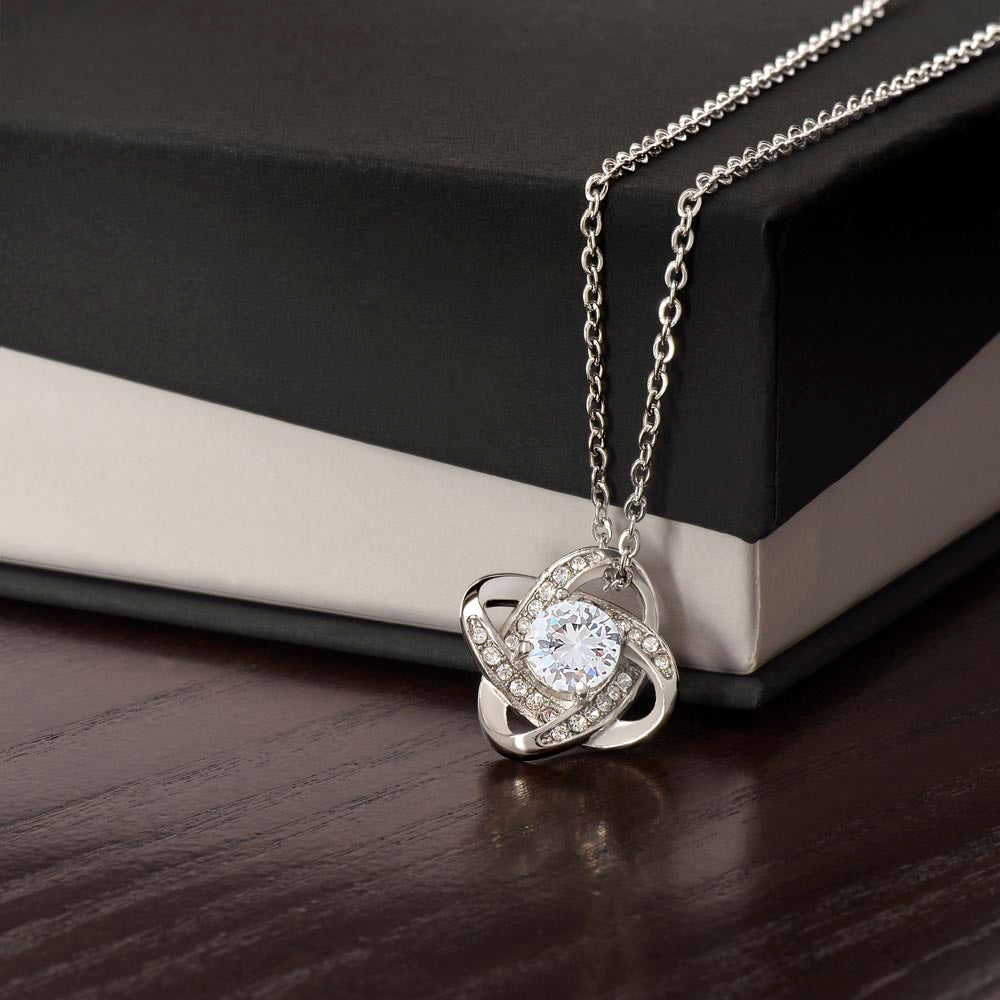 Graduation Gift | From Mom | Love Knot Necklace | Congratulations Graduate