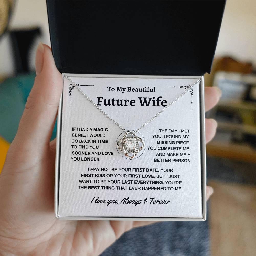 Future Wife Necklace | Love Knot Necklace | Mothers Day Gift