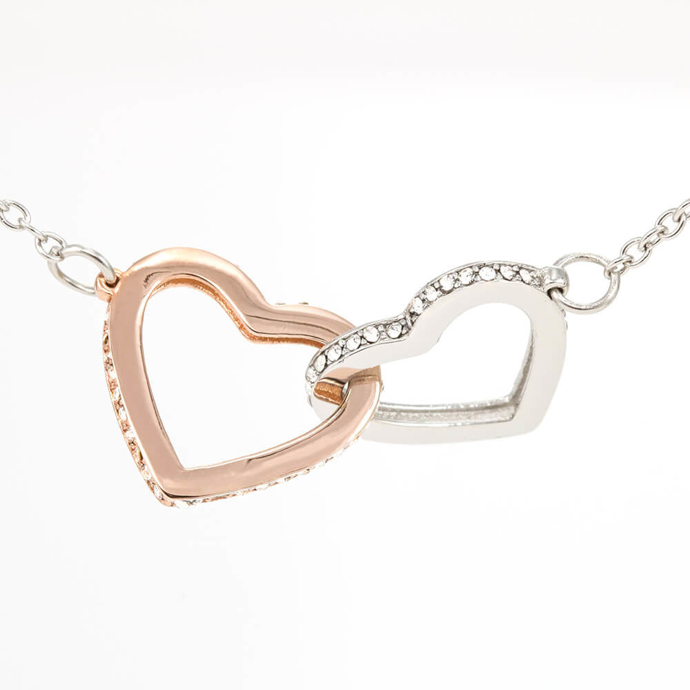 Granddaughter Necklace | From Grandpa | Interlocking Hearts Necklace