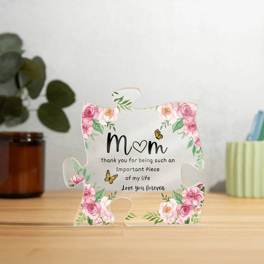 Mom Acrylic Piece | Puzzle Acrylic Piece | Mothers Day Gift